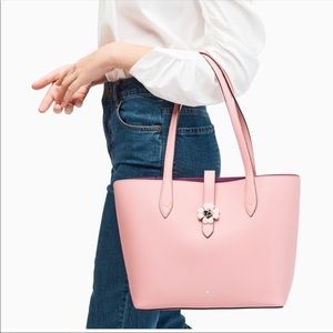 Kade Spade kaci small tote -bright carnation